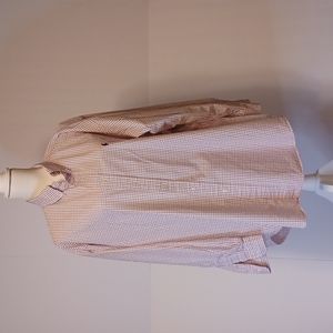 Ralph Lauren Blake Men's Dress Shirt. 100% Two Ply Cotton - Size XL